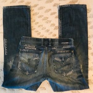 Men’s Affliction jeans 32/33 bootcut